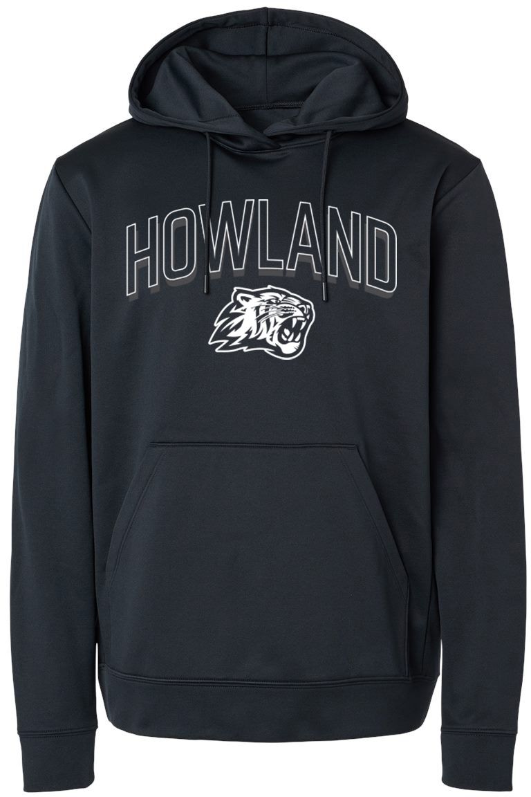 Pel Athletic Adult Howland High School Black Pullover Hoodie
