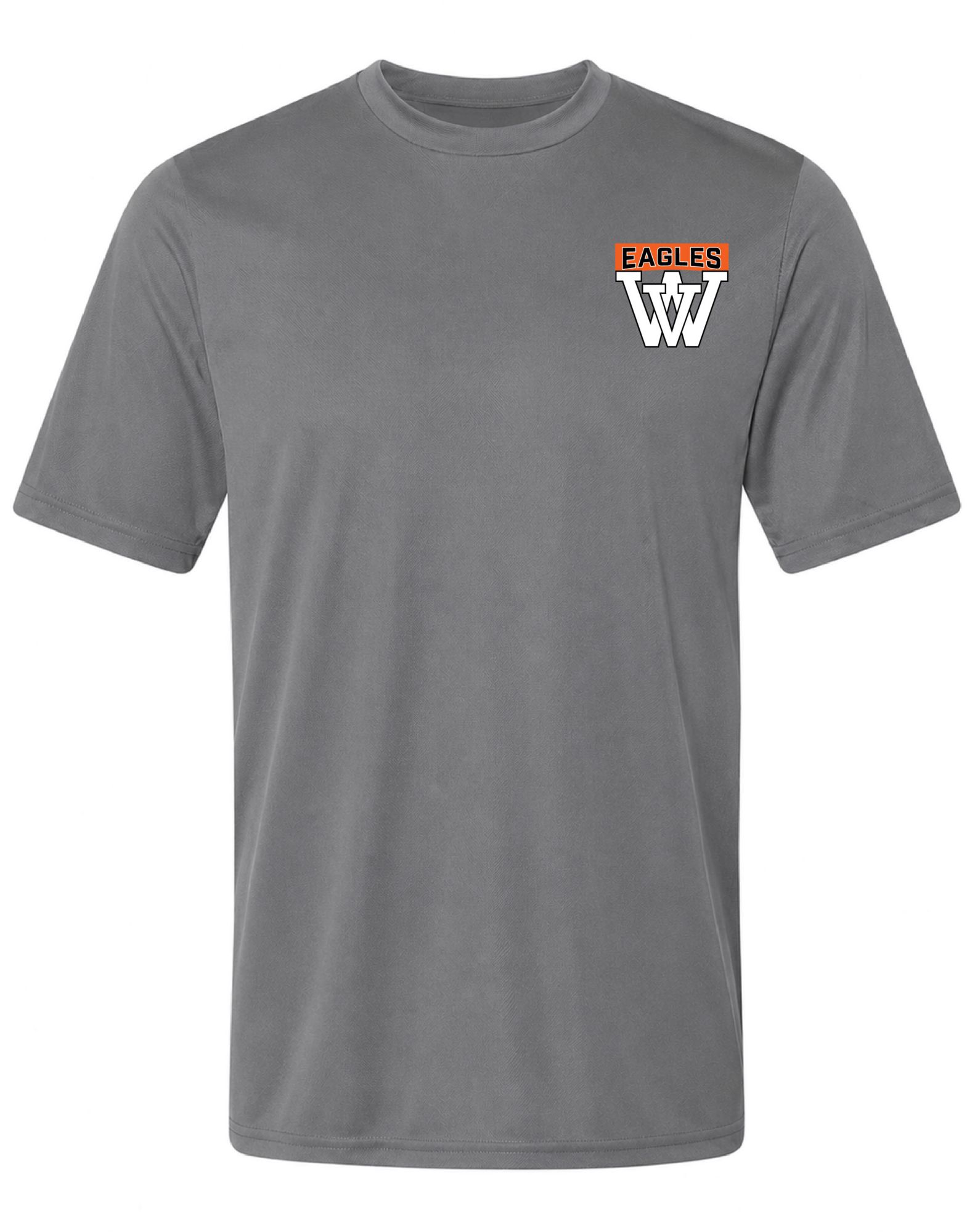 Pel Athletic Adult West Valley High School Steel Gray T-Shirt