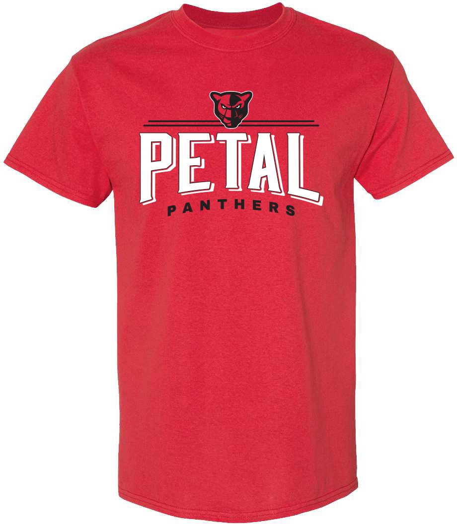 Pel Athletic Adult Petal High School Red T-Shirt