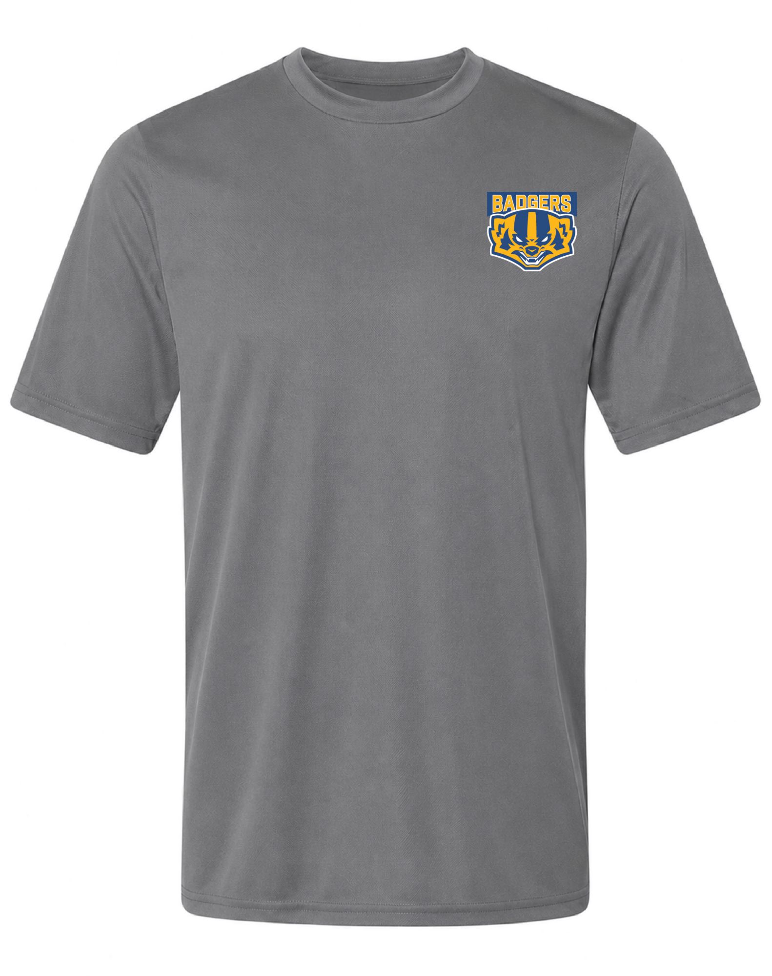 Pel Athletic Adult Blue Valley North High School Steel Gray T-Shirt