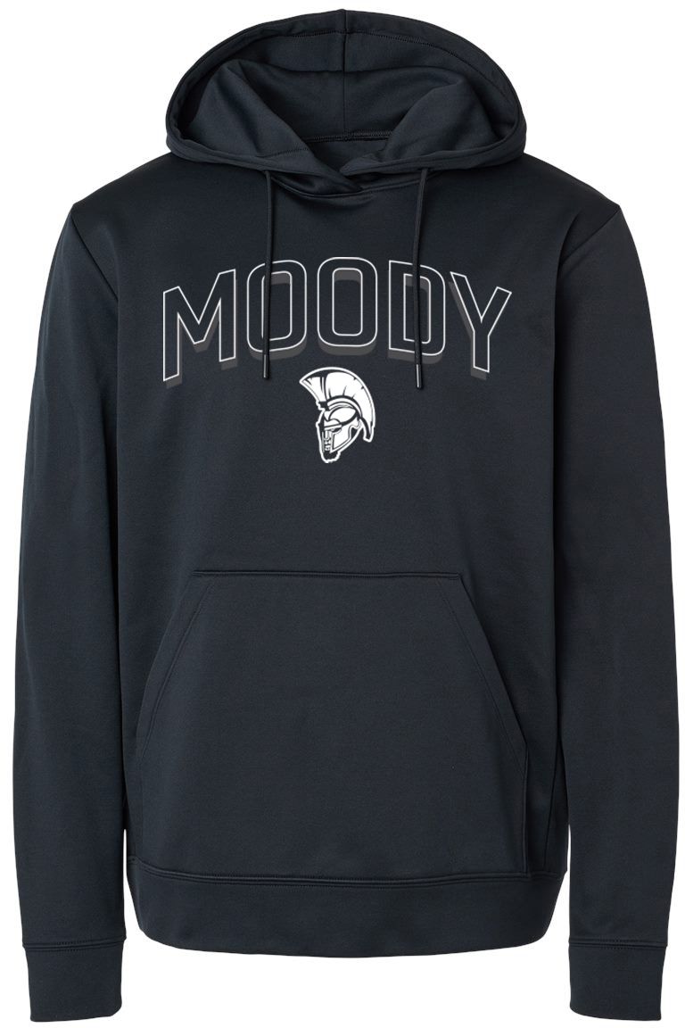 Pel Athletic Adult Foy H Moody High School Black Pullover Hoodie