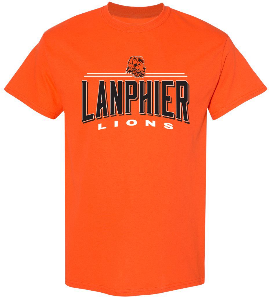Pel Athletic Adult Lanphier High School Orange T-Shirt