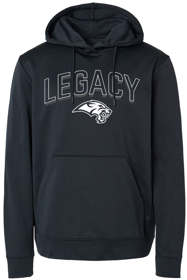 Pel Athletic Adult Legacy High School Black Pullover Hoodie