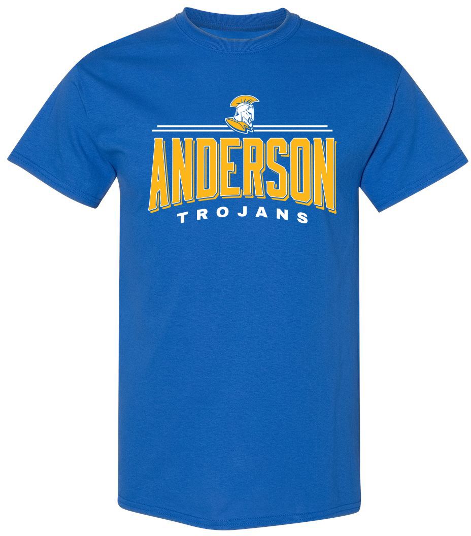 Pel Athletic Adult Anderson High School Royal T-Shirt