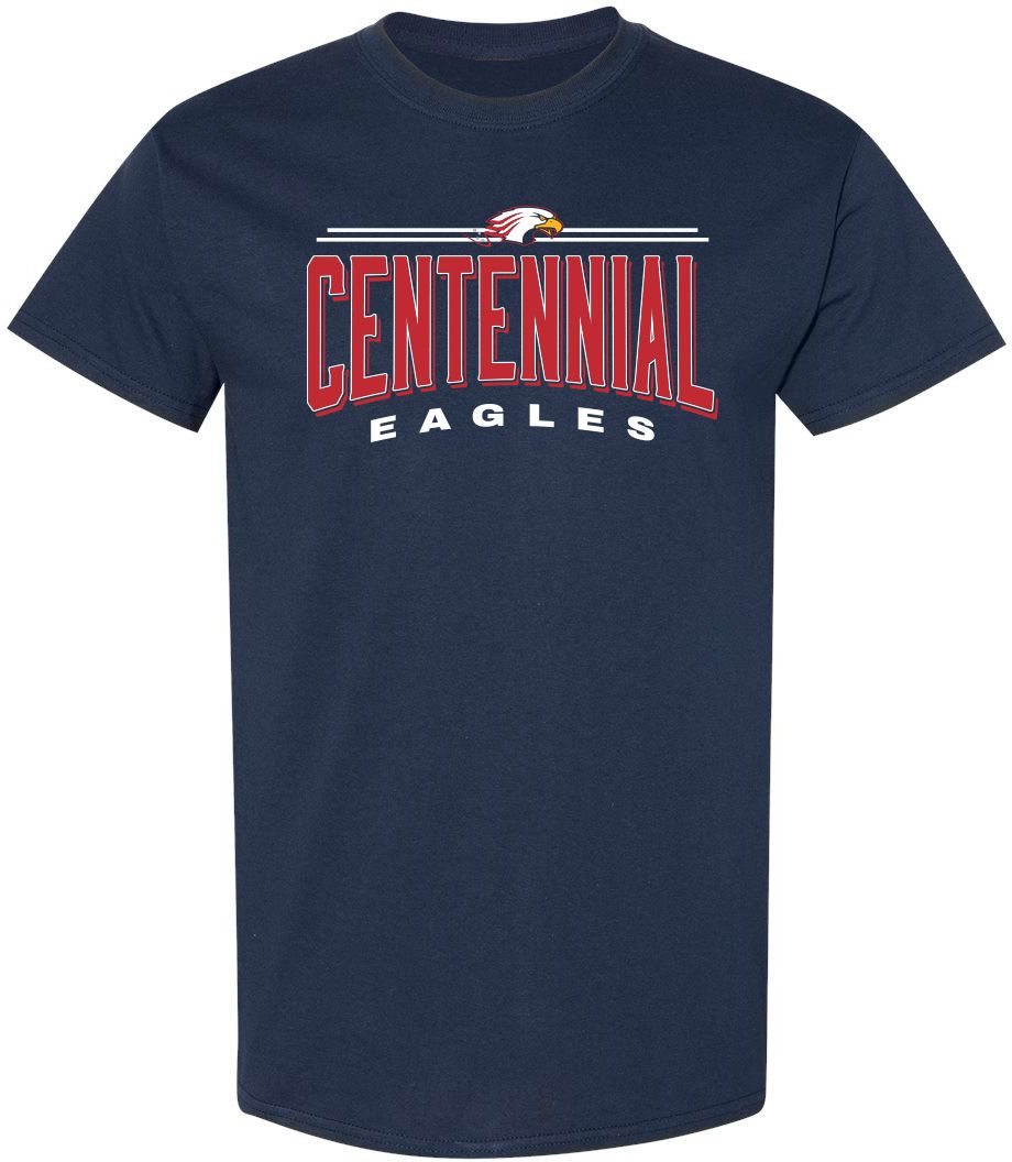 Pel Athletic Adult St Lucie West Centennial High School Navy T-Shirt