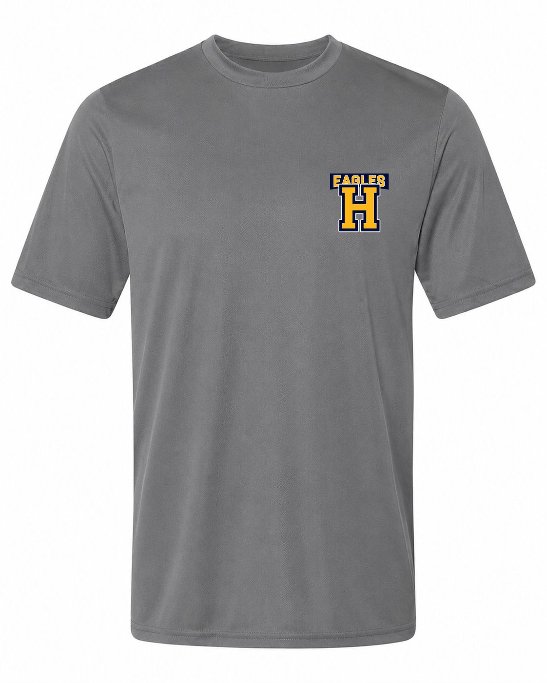 Pel Athletic Adult Hedgesville High School Steel Gray T-Shirt