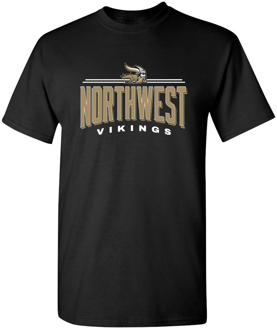 Pel Athletic Adult Northwest High School Black T-Shirt
