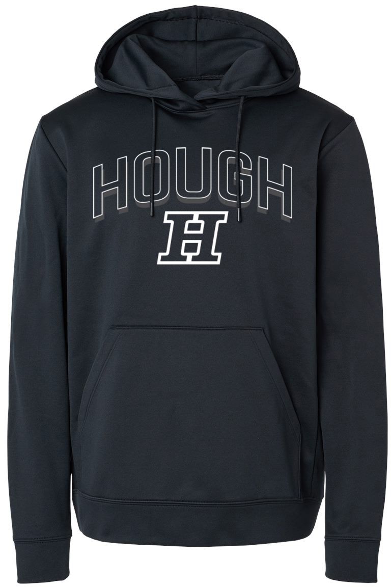 Pel Athletic Adult William Amos Hough High School Black Pullover Hoodie