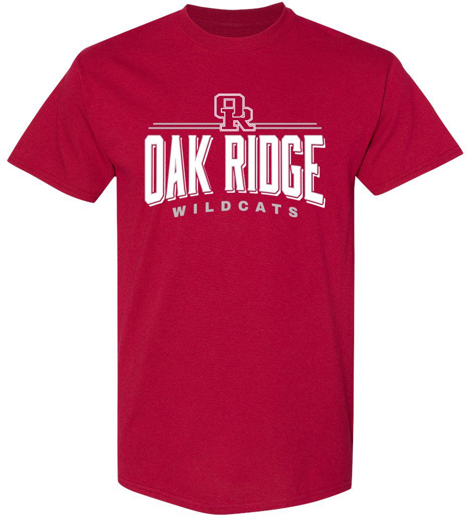 Pel Athletic Adult Oak Ridge High School Cardinal T-Shirt