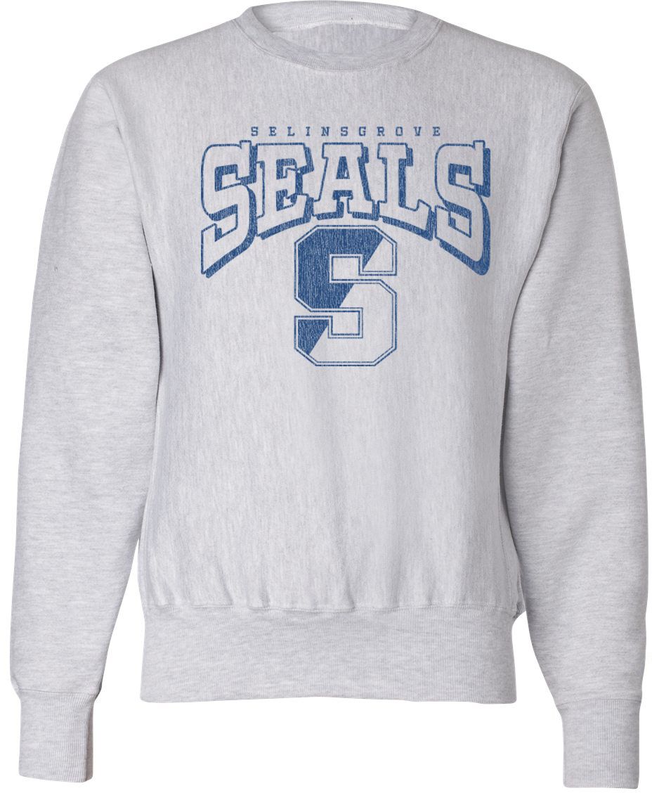Pel Athletic Adult Selinsgrove Area High School Ash Crewneck Sweatshirt