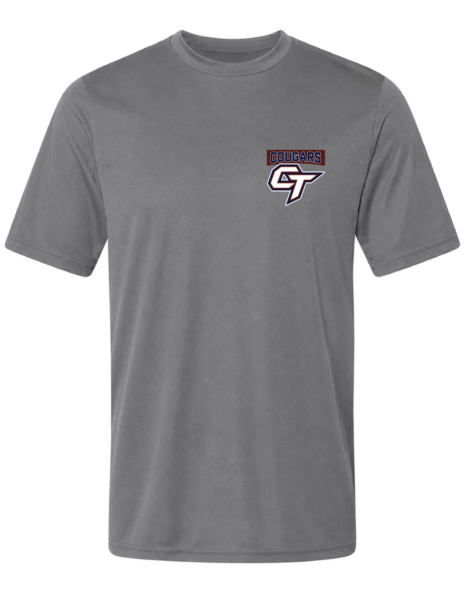 Pel Athletic Adult Cherokee Trail High School Steel Gray T-Shirt