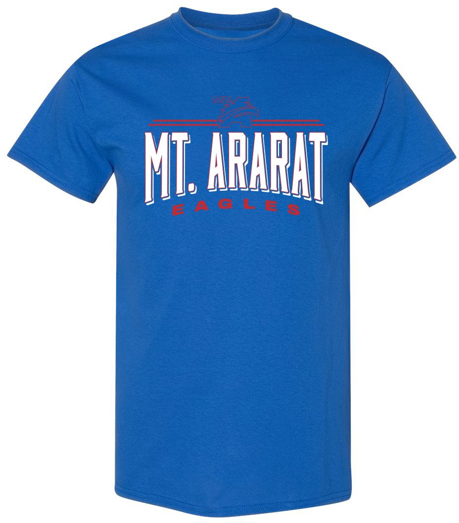 Pel Athletic Adult Mount Ararat High School Royal T-Shirt