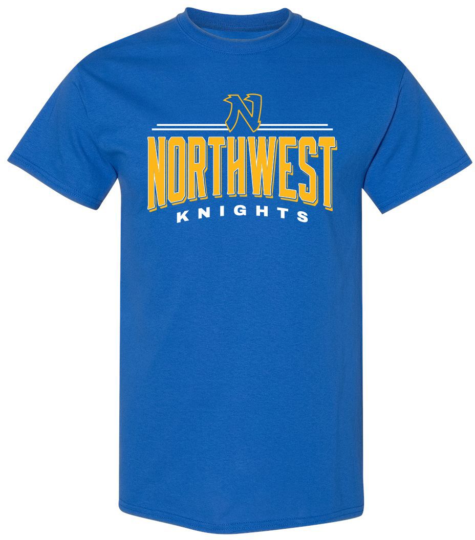 Pel Athletic Adult Northwest High School Royal T-Shirt