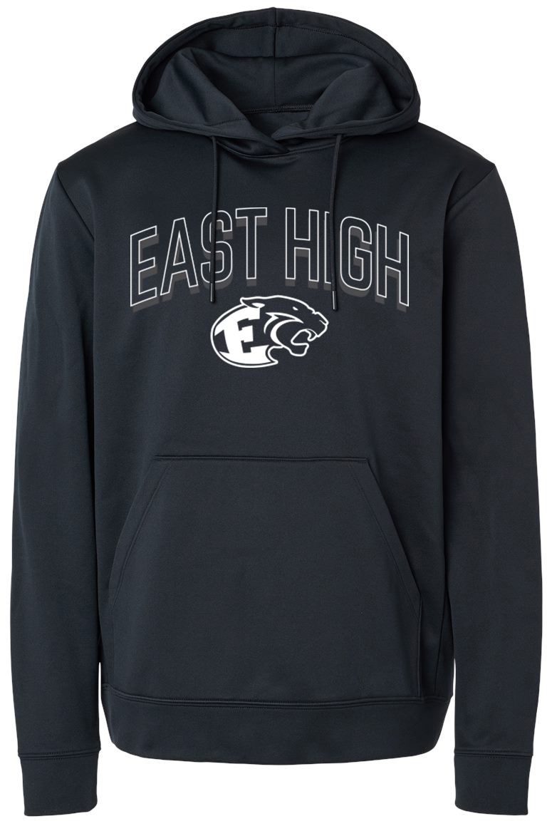 Pel Athletic Adult Central Dauphin East High Black Pullover Hoodie