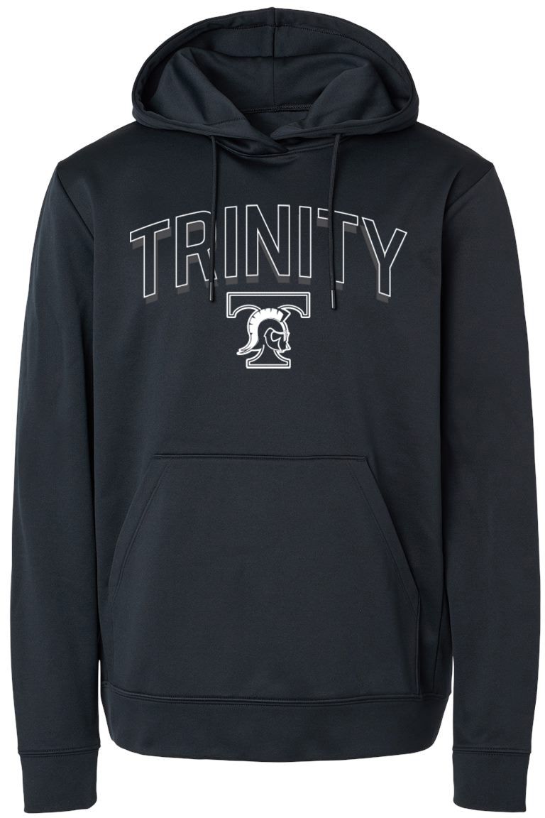 Pel Athletic Adult Trinity High School Black Pullover Hoodie