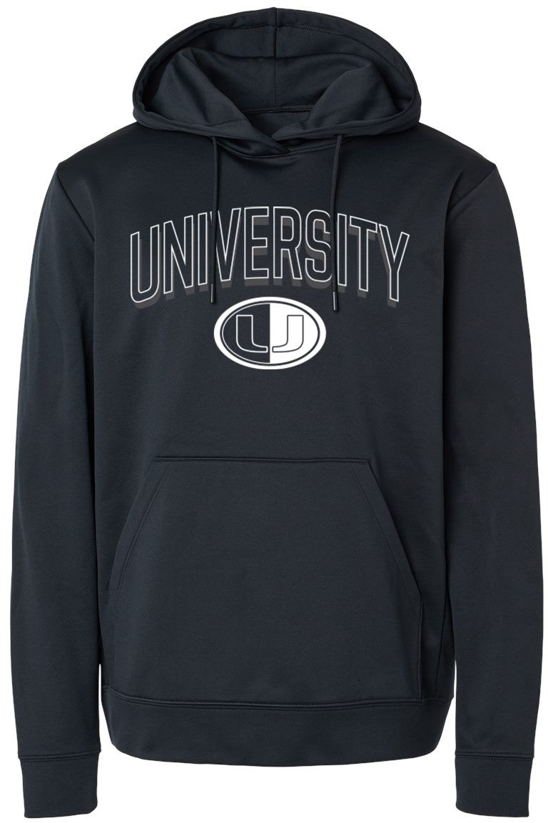 Pel Athletic Adult University High School Black Pullover Hoodie