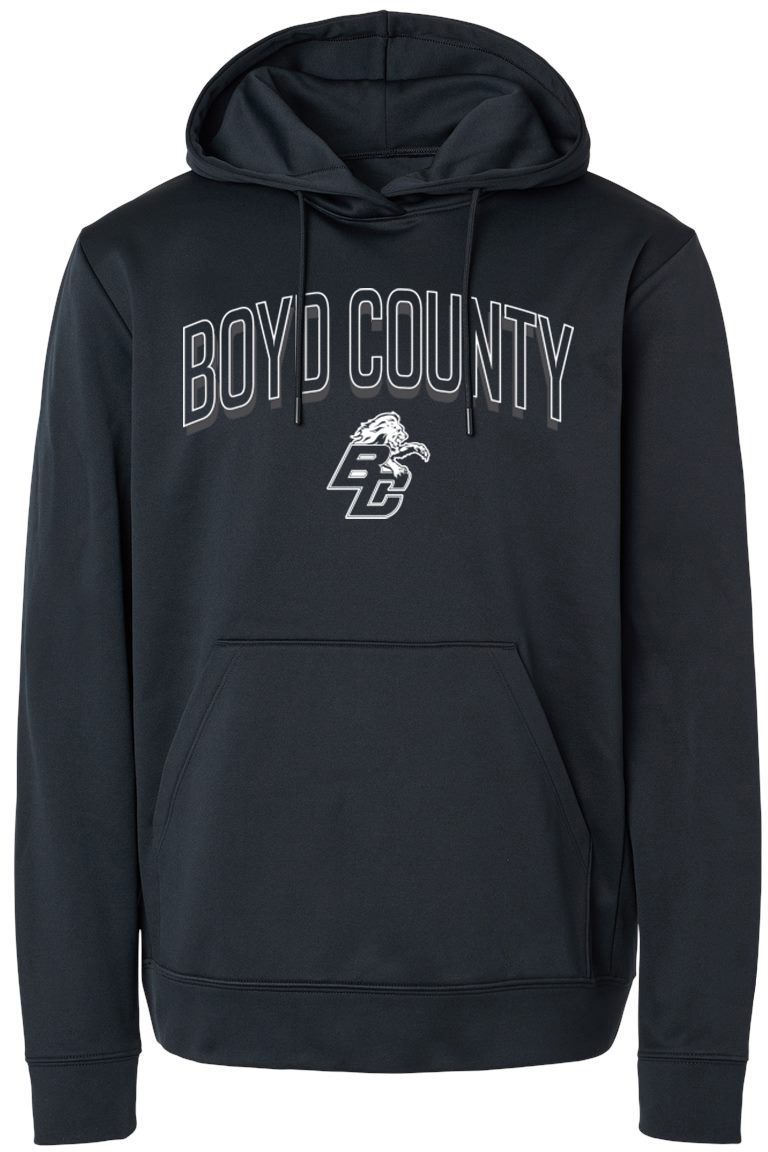 Pel Athletic Adult Boyd County High School Black Pullover Hoodie