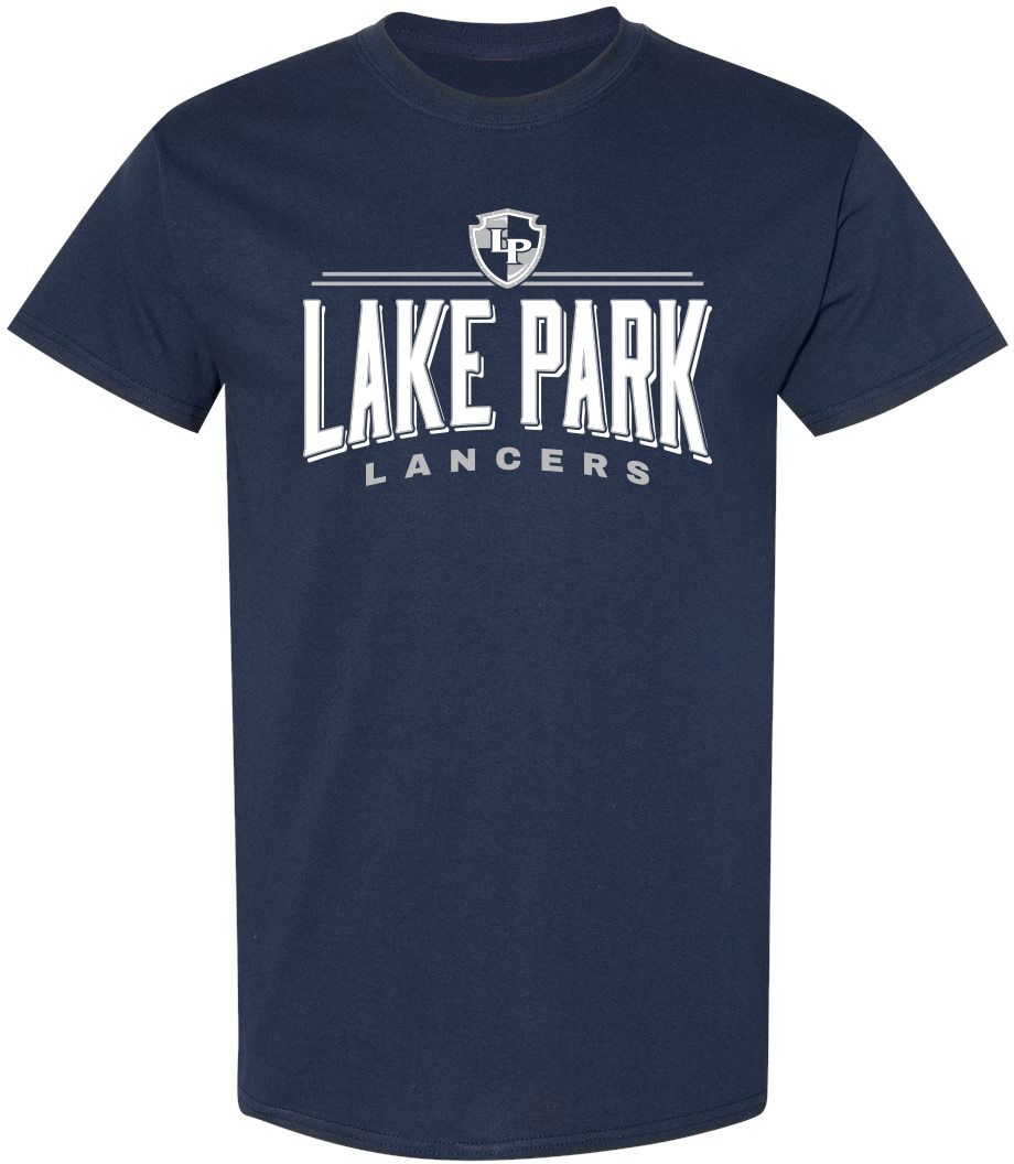 Pel Athletic Adult Lake Park High School Navy T-Shirt