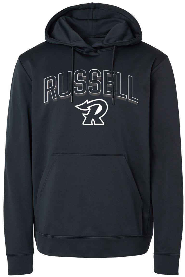 Pel Athletic Adult Russell High School Black Pullover Hoodie