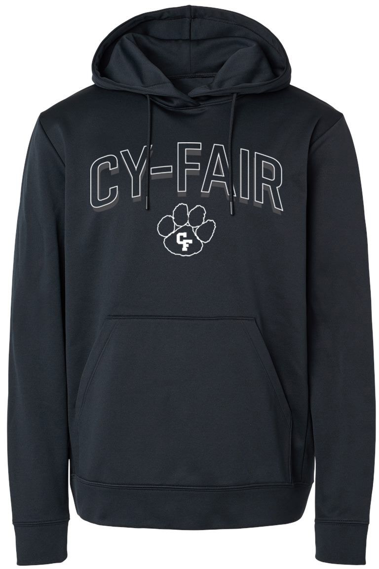 Pel Athletic Adult Cy-Fair High School Black Pullover Hoodie