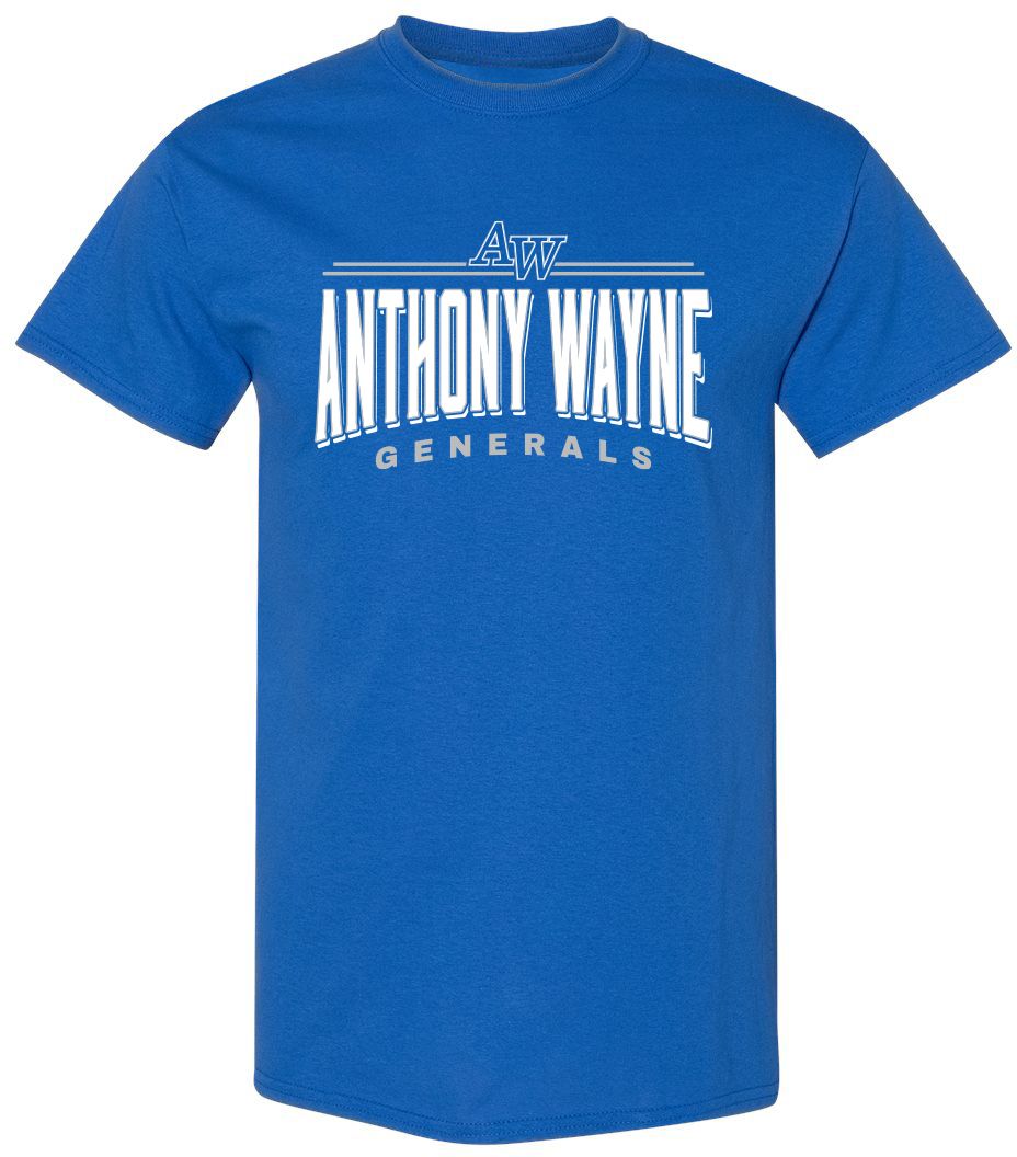 Pel Athletic Adult Anthony Wayne High School Royal T-Shirt
