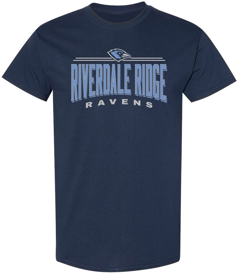 Pel Athletic Adult Riverdale Ridge High School Navy T-Shirt