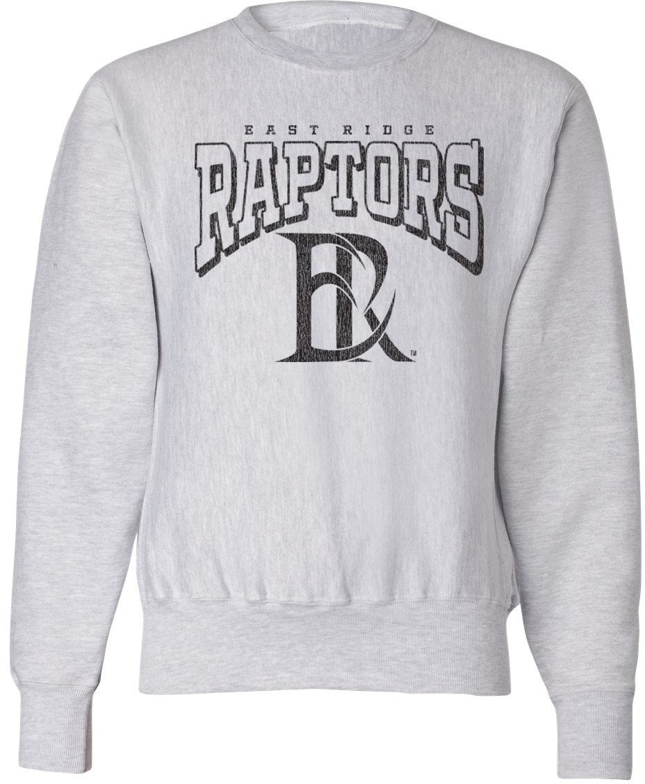 Pel Athletic Adult East Ridge High School Ash Crewneck Sweatshirt