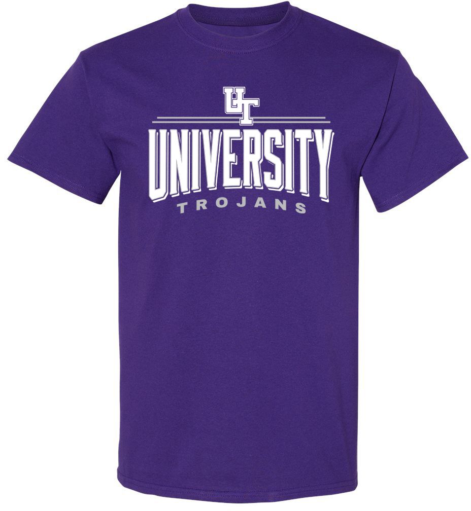 Pel Athletic Adult University High School Purple T-Shirt
