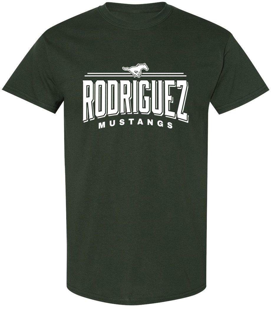 Pel Athletic Adult Rodriguez High School Forest T-Shirt