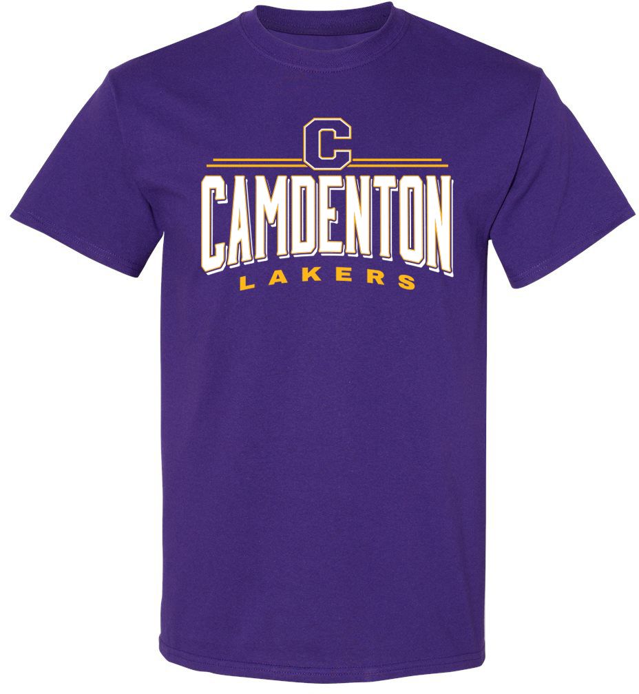 Pel Athletic Adult Camdenton High School Purple T-Shirt