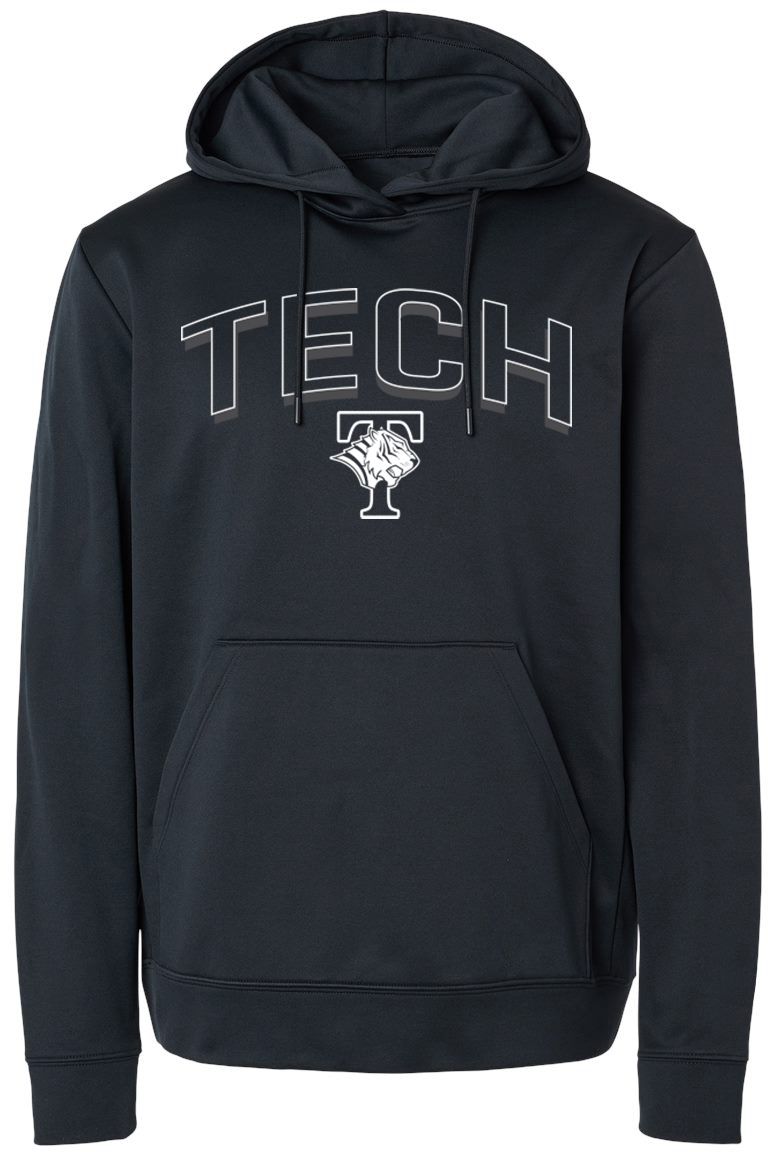 Pel Athletic Adult Technical High School Black Pullover Hoodie