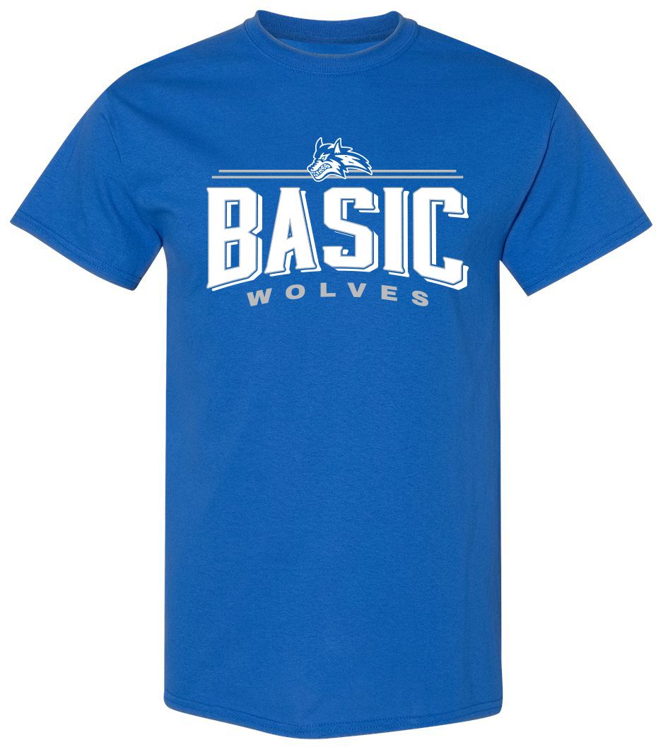 Pel Athletic Adult Basic High School Royal T-Shirt