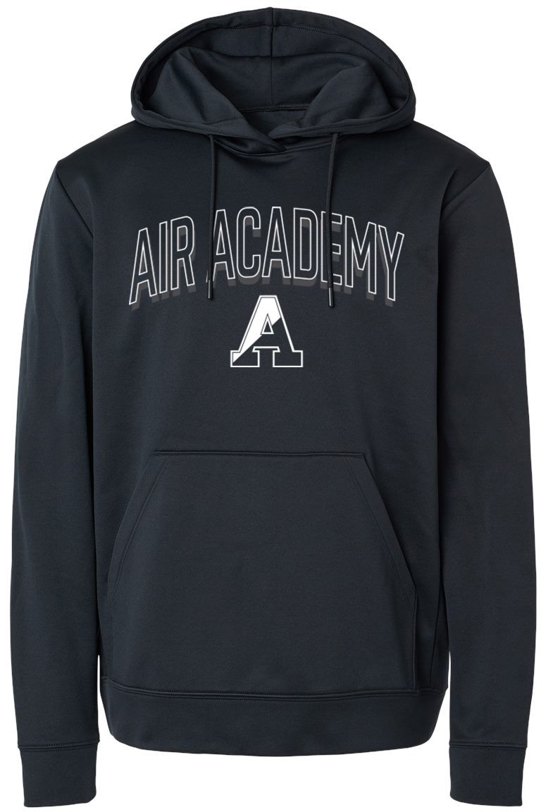 Pel Athletic Adult Air Academy High School Black Pullover Hoodie