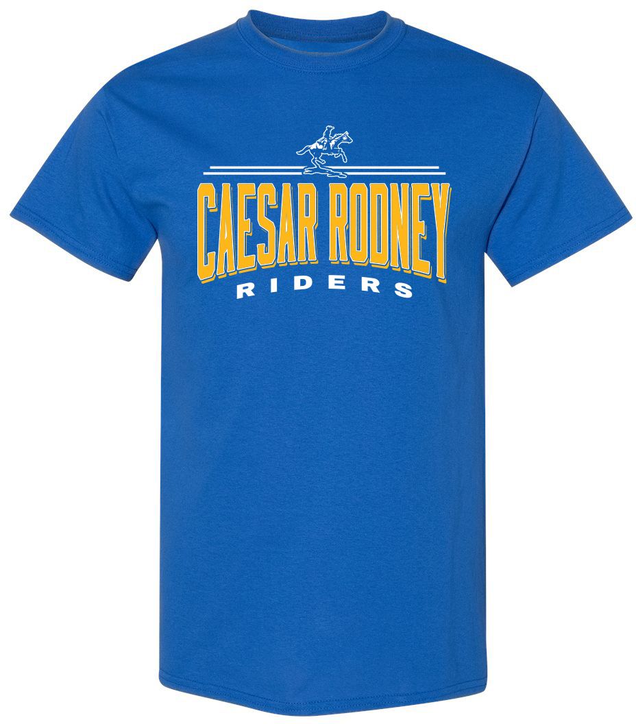 Pel Athletic Adult Caesar Rodney High School Royal T-Shirt