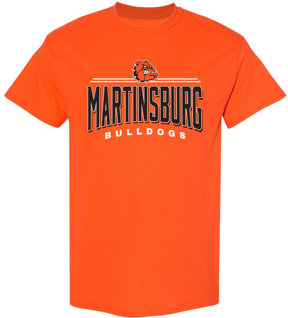 Pel Athletic Adult Martinsburg High School Orange T-Shirt