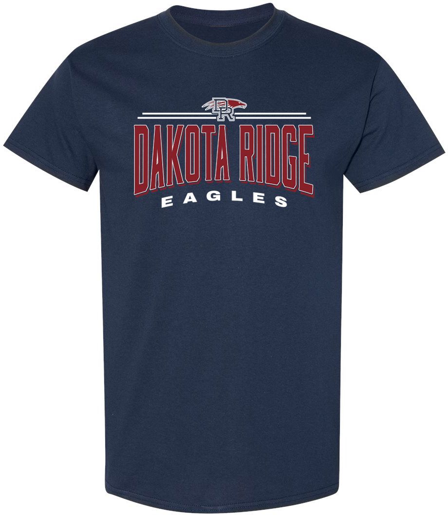 Pel Athletic Adult Dakota Ridge High School Navy T-Shirt