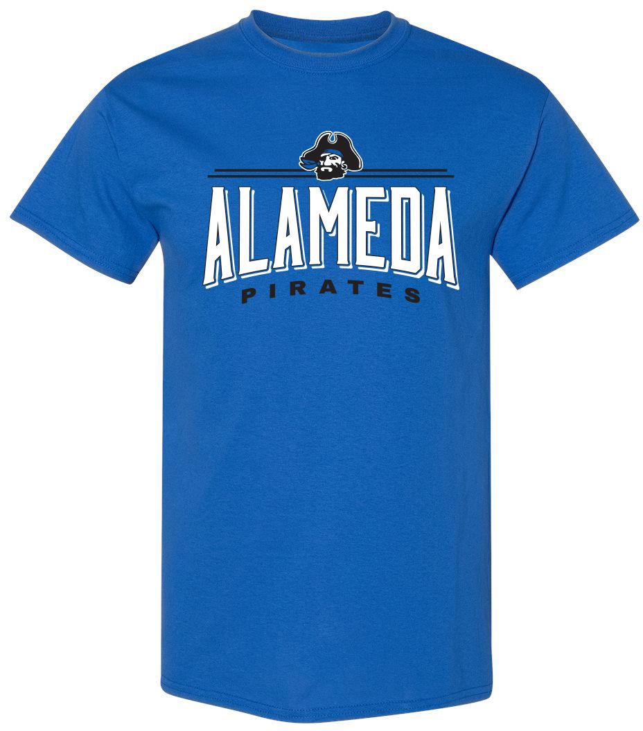 Pel Athletic Adult Alameda Senior High School Royal T-Shirt