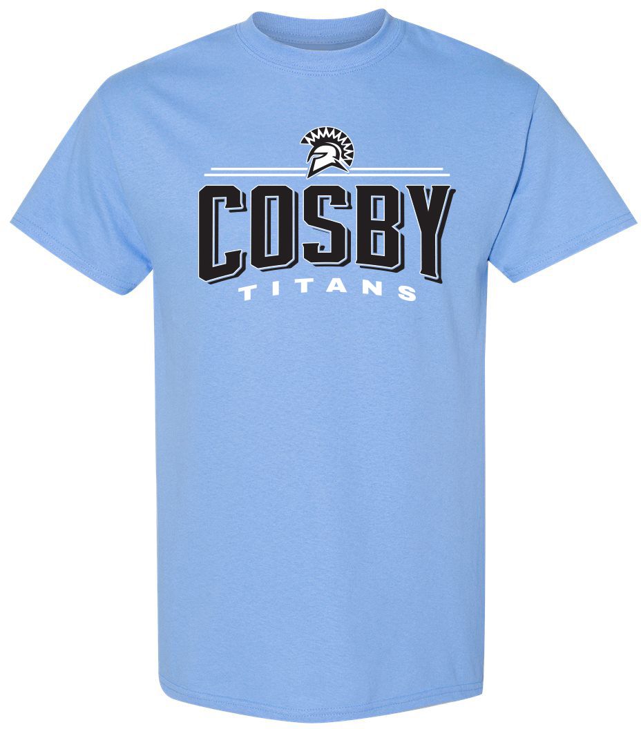 Pel Athletic Adult Cosby High School Blue T-Shirt