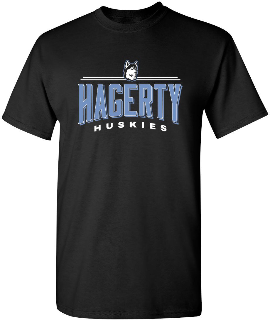 Pel Athletic Adult Hagerty High School Black T-Shirt