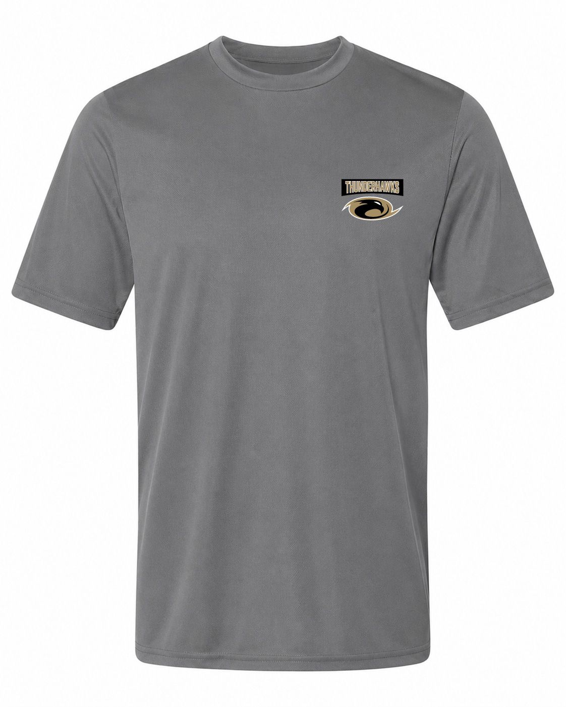 Pel Athletic Adult Prairie View High School Steel Gray T-Shirt