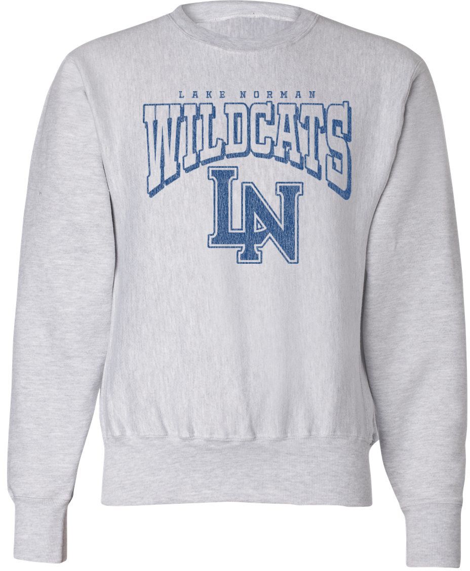 Pel Athletic Adult Lake Norman High School Ash Crewneck Sweatshirt