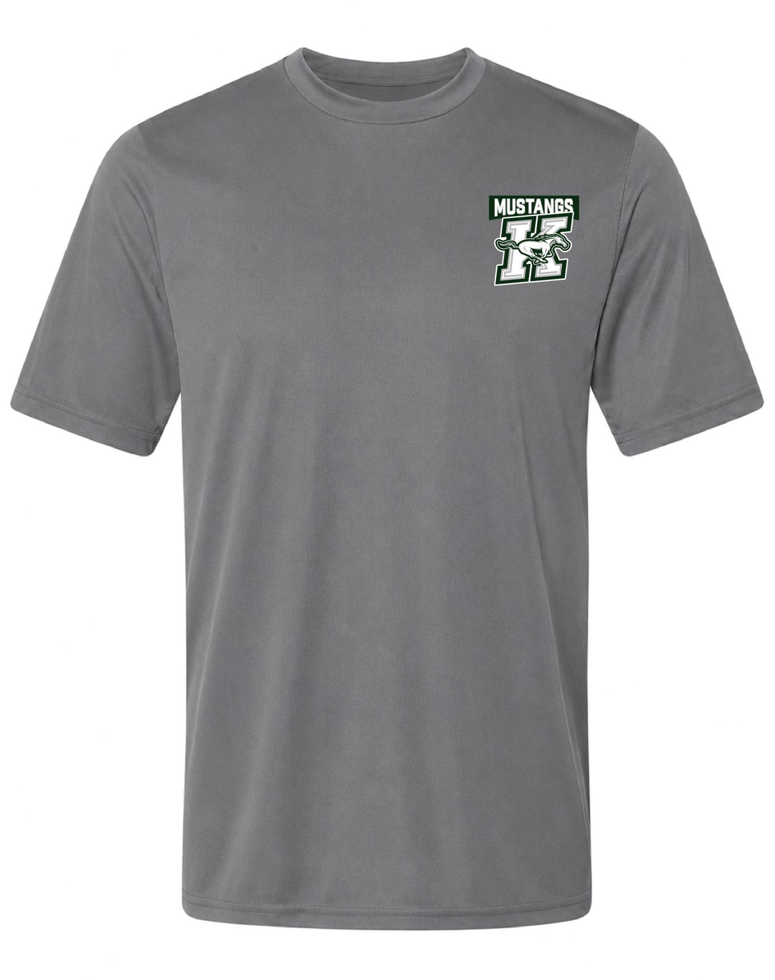 Pel Athletic Adult Richard King High School Steel Gray T-Shirt