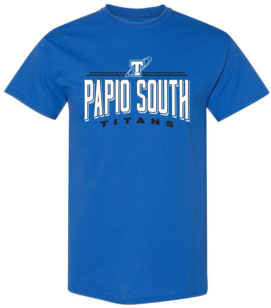 Pel Athletic Adult Papillion-La Vista South High Royal T-Shirt
