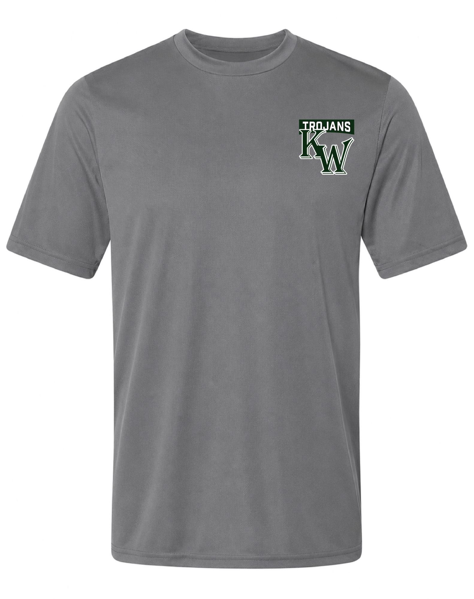 Pel Athletic Adult Kelly Walsh High School Steel Gray T-Shirt