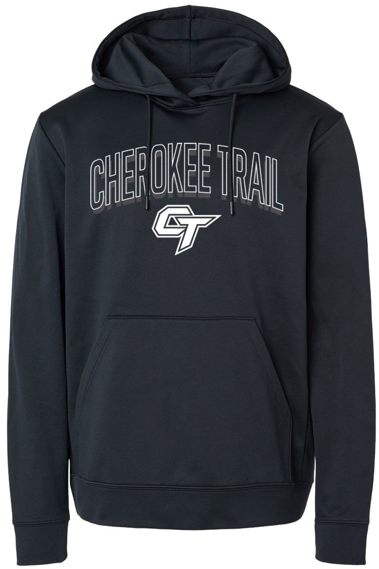Pel Athletic Adult Cherokee Trail High School Black Pullover Hoodie