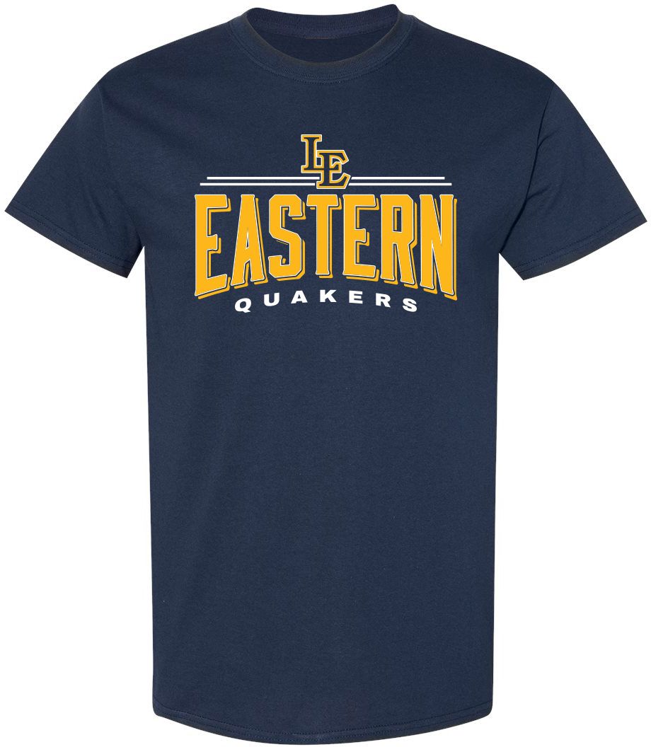 Pel Athletic Adult Eastern High School Navy T-Shirt