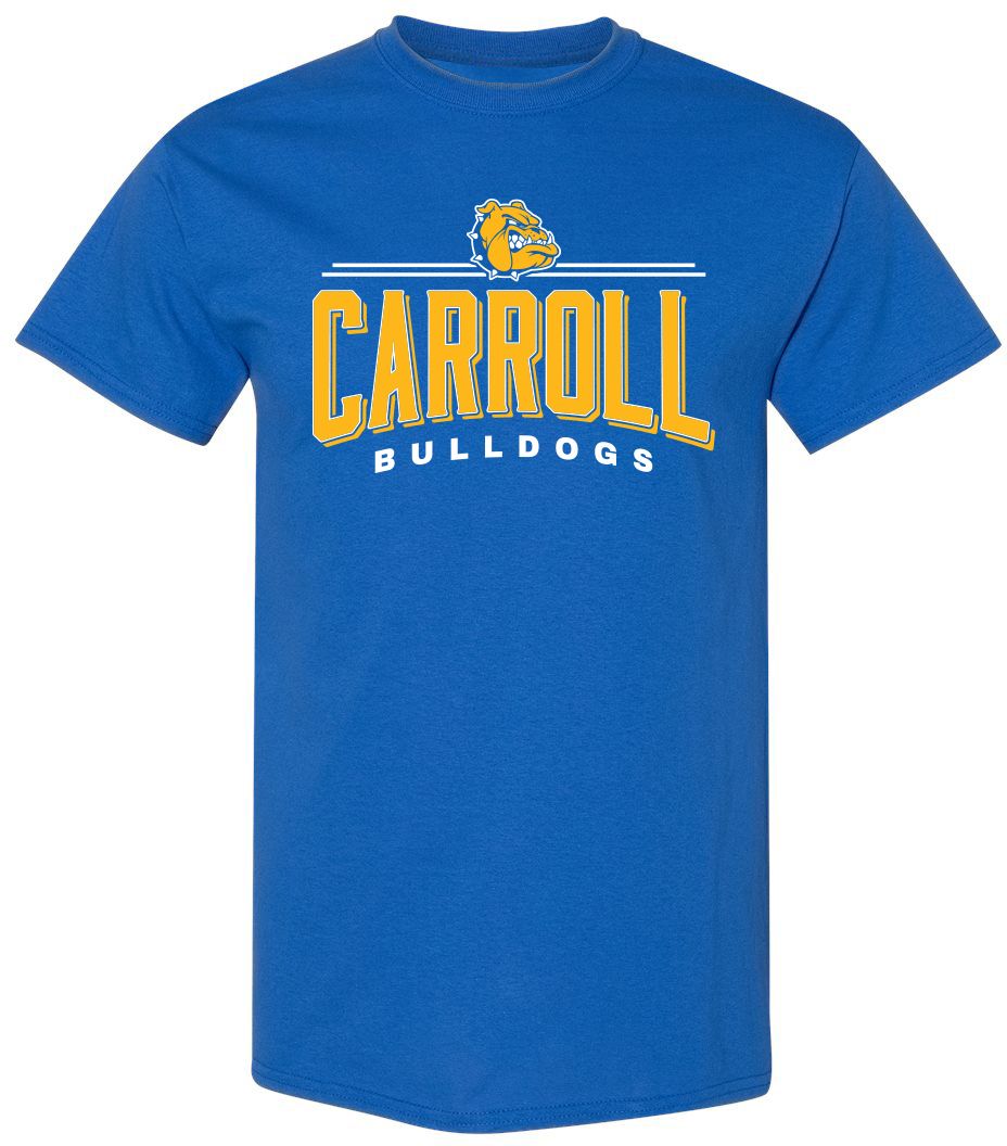 Pel Athletic Adult Carroll High School Royal T-Shirt