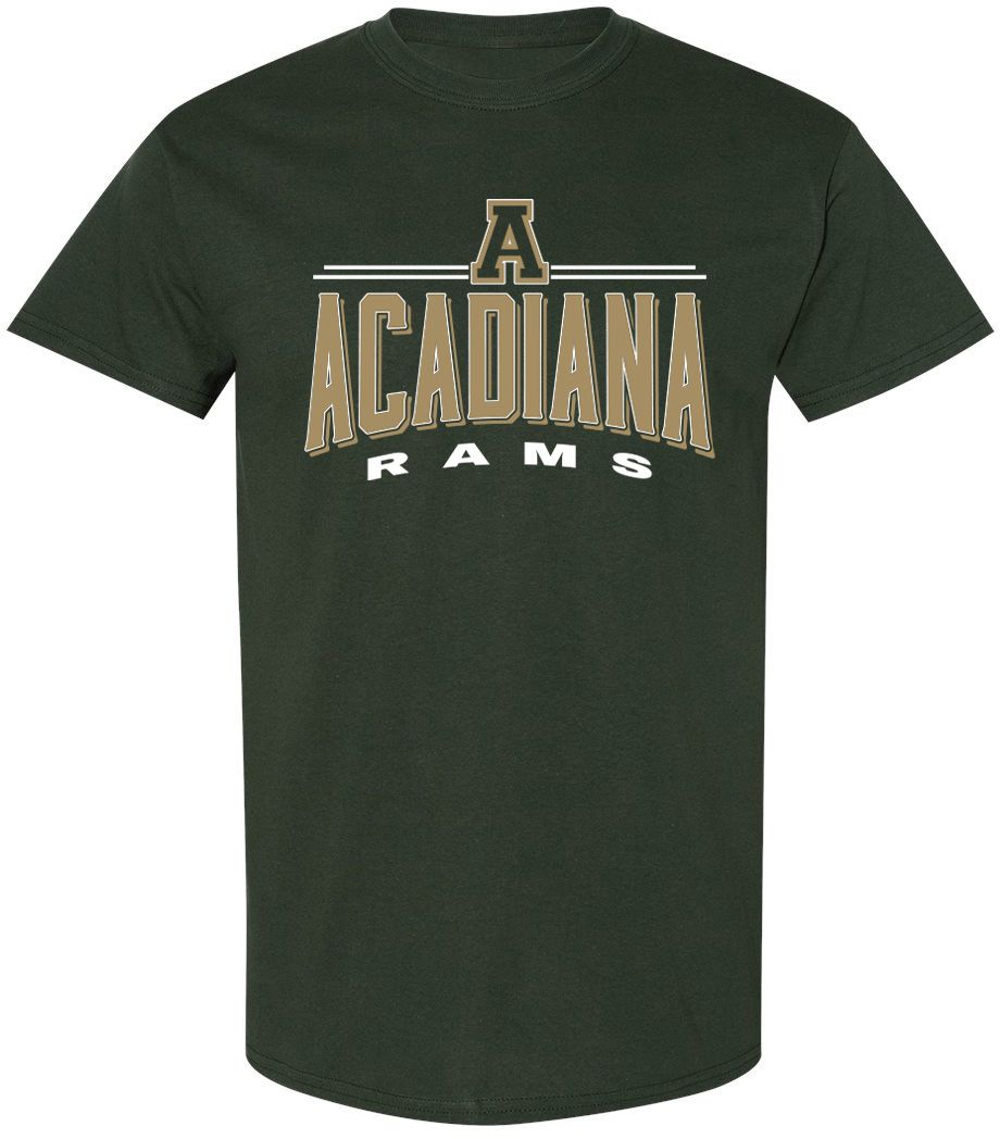 Pel Athletic Adult Acadiana High School Forest T-Shirt