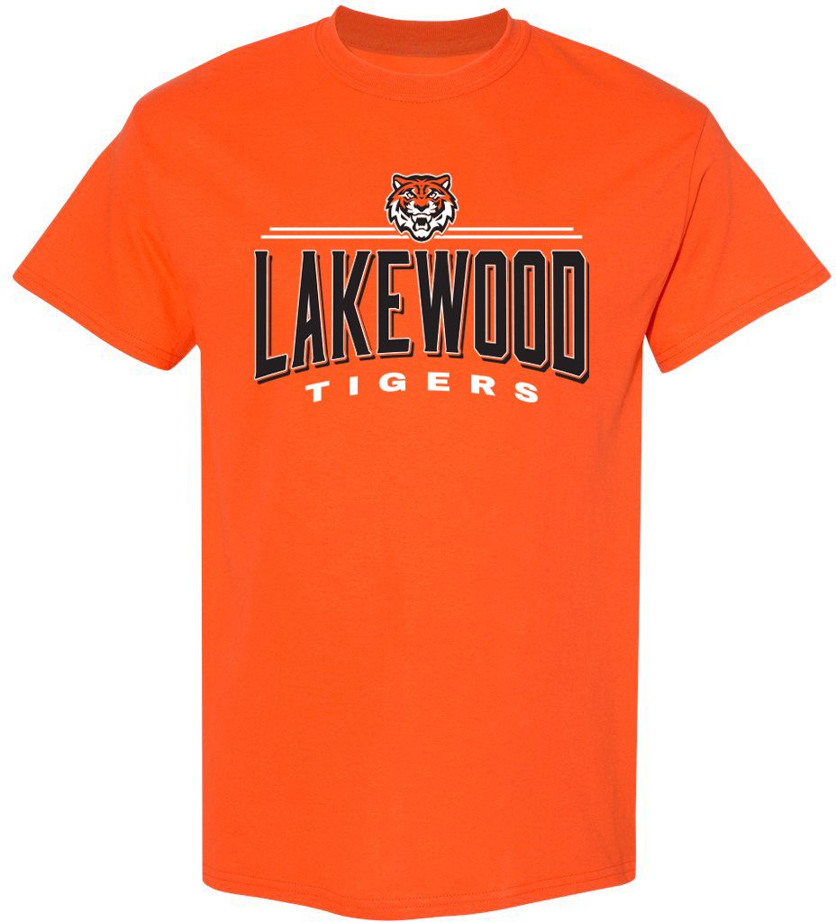 Pel Athletic Adult Lakewood High School Orange T-Shirt
