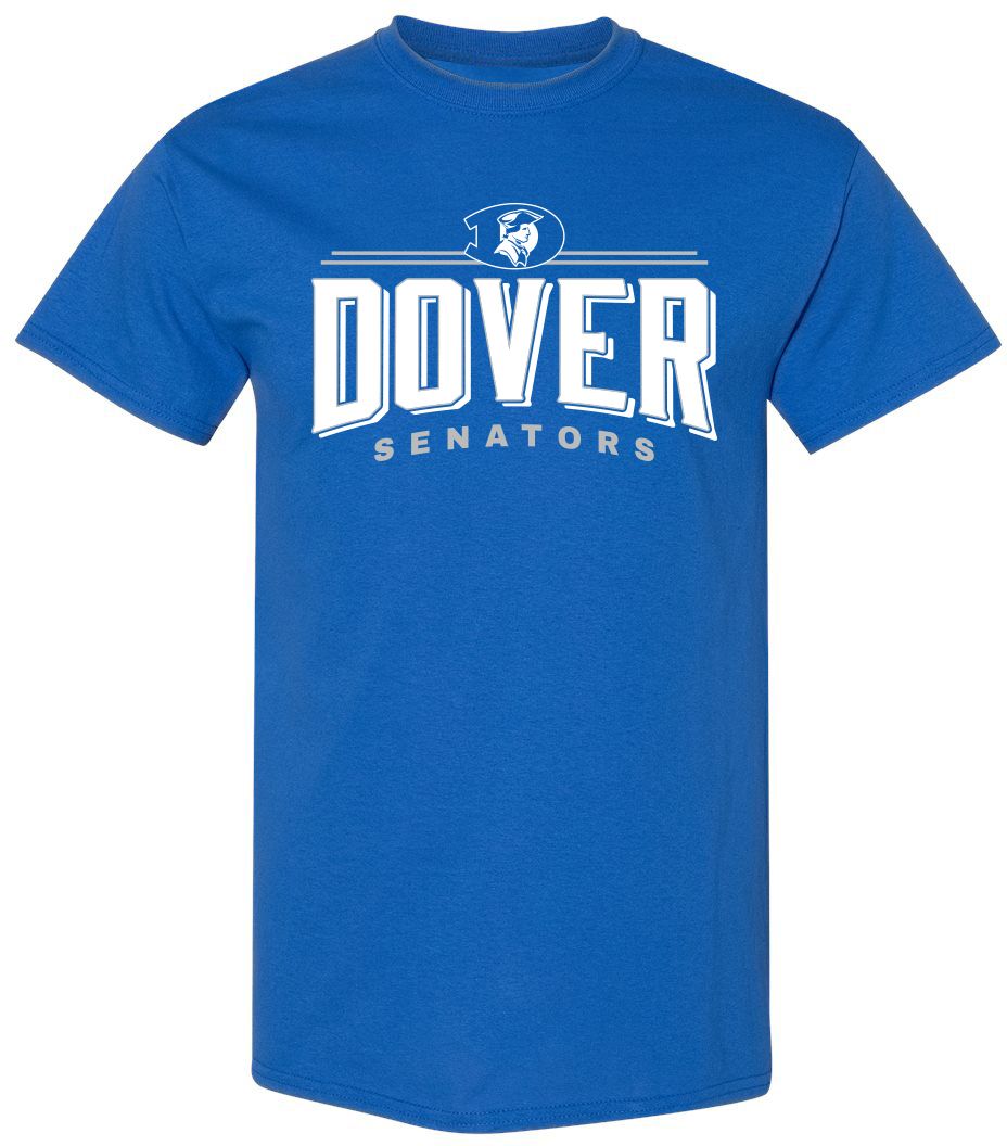 Pel Athletic Adult Dover High School Royal T-Shirt